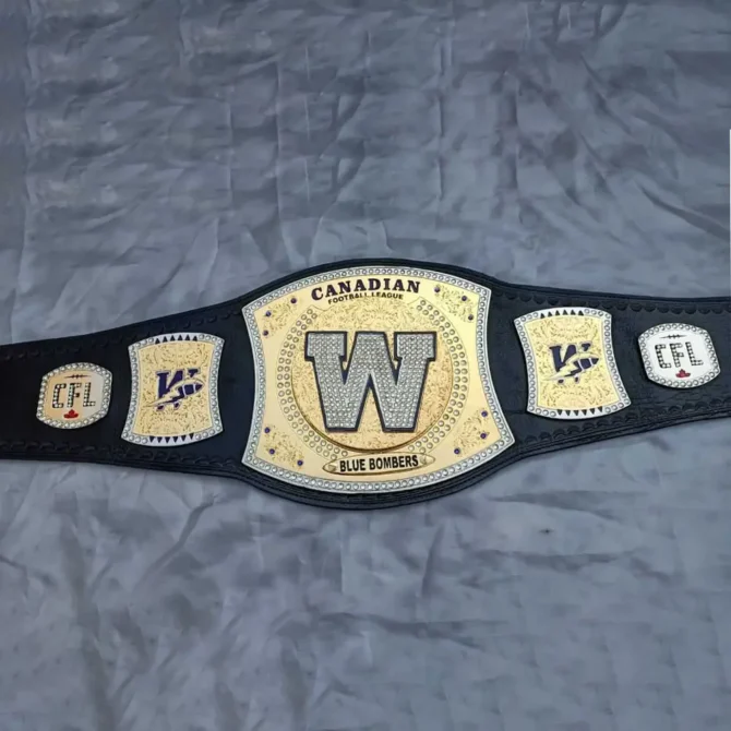 CANADIAN FOOTBALL LEAGUE CUSTOM MADE CHAMPIONSHIP BELT