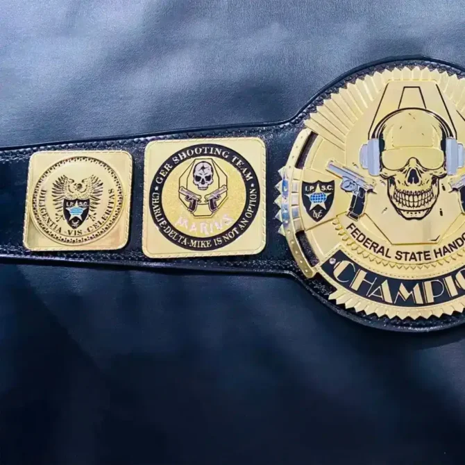 CUSTOM DESIGN WWE BIG EAGLE BELT