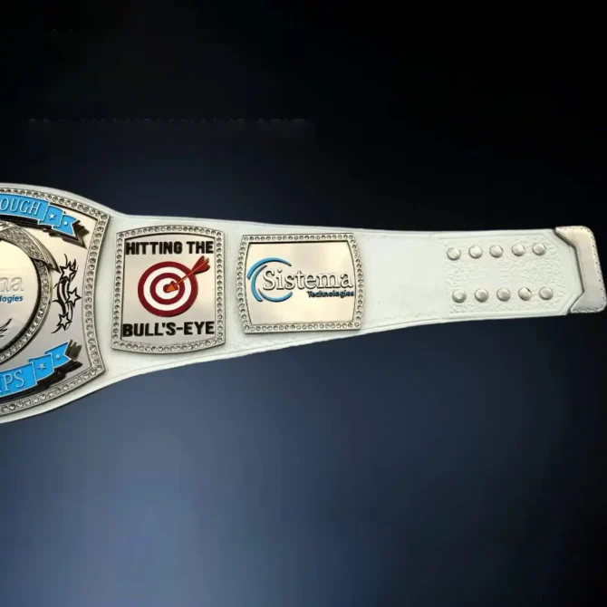 Crowned Spinner Custom Made Championship Belt