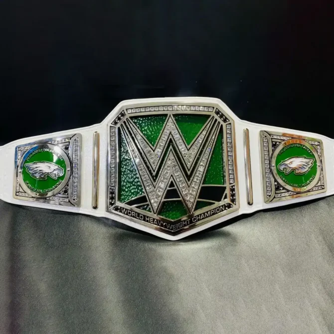 Custom WWE Championship Belts Silver Version