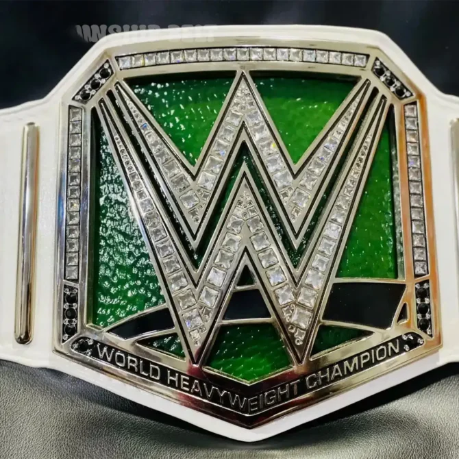 Custom WWE Championship Belts Silver Version