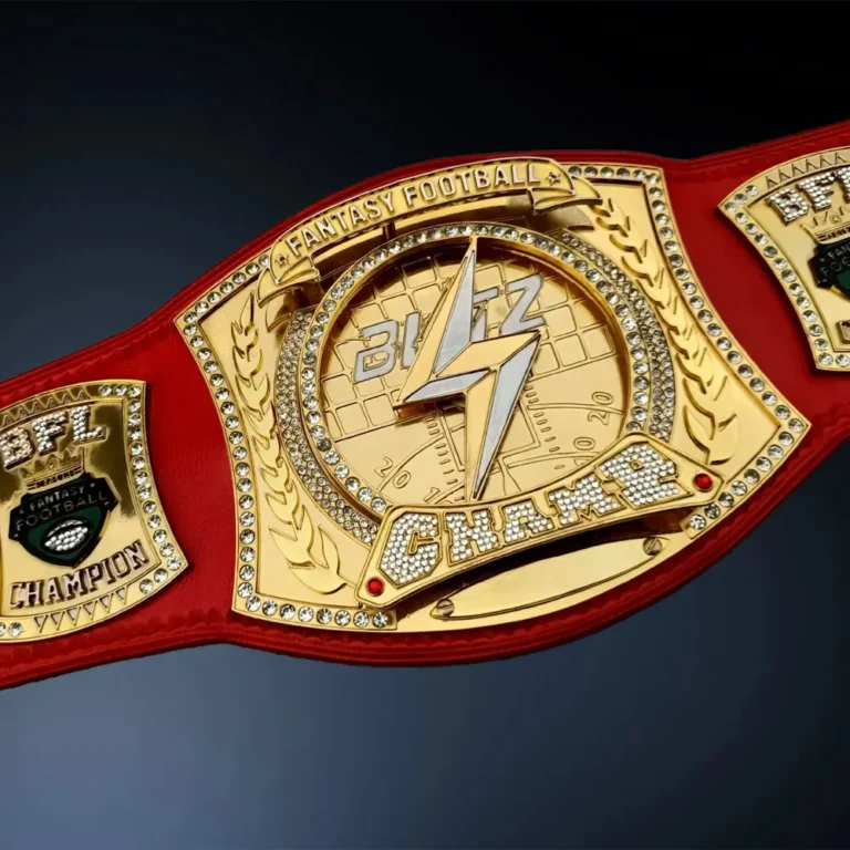 FANTASY FOOTBALL 24k Gold BELT SPINNER