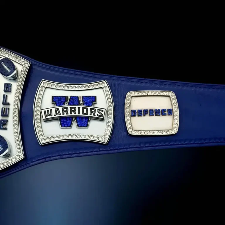 Fantasy Football Blue Strap Spinner Belt