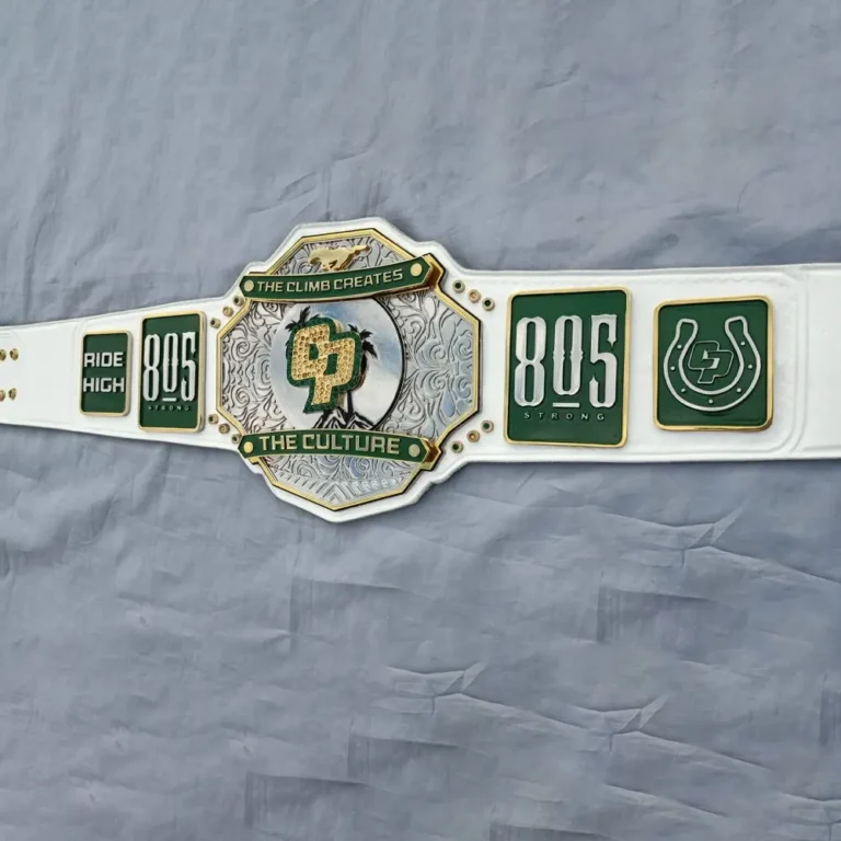 Fantasy Football White Strap Championship Belt