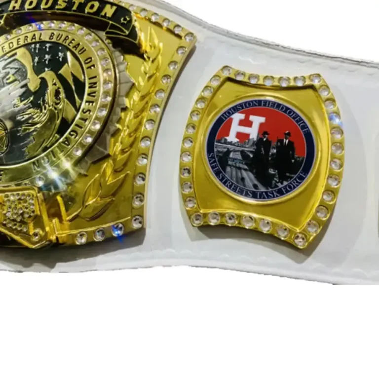 Houston Astros 24k Gold Spinner Belt