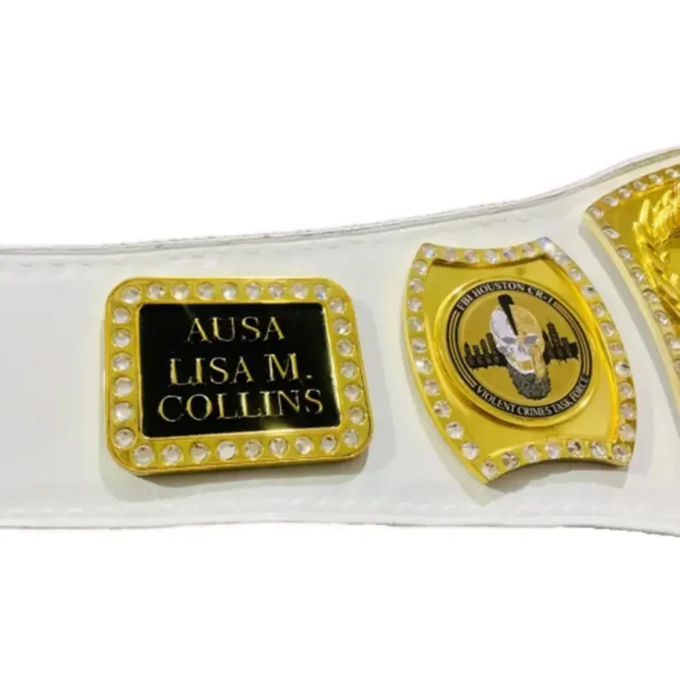 Houston Astros 24k Gold Spinner Belt