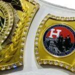 Houston Astros 24k Gold Spinner Belt