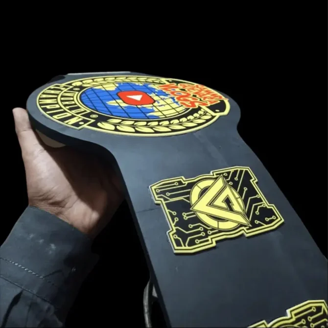 Plastic Custom Made Championship Title belts