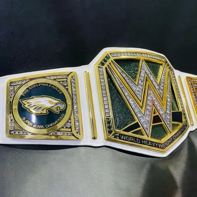 WWE CUSTOM PHILADELPHIA EAGLES CHAMPIONSHIP BELT