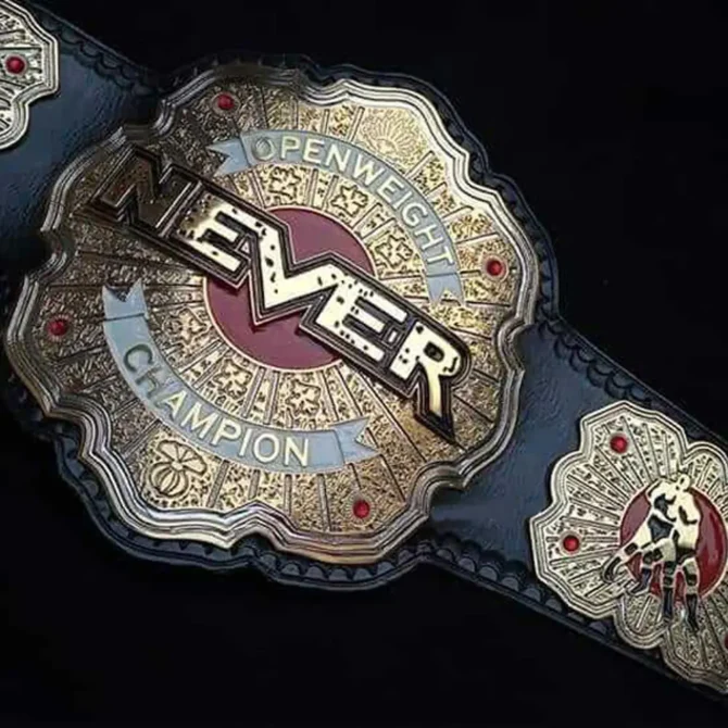 Never Openweight Championship Title Belt