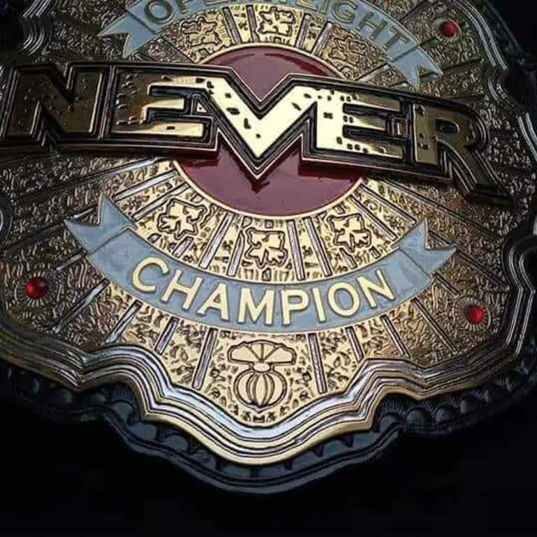 Never Openweight Championship Title Belt