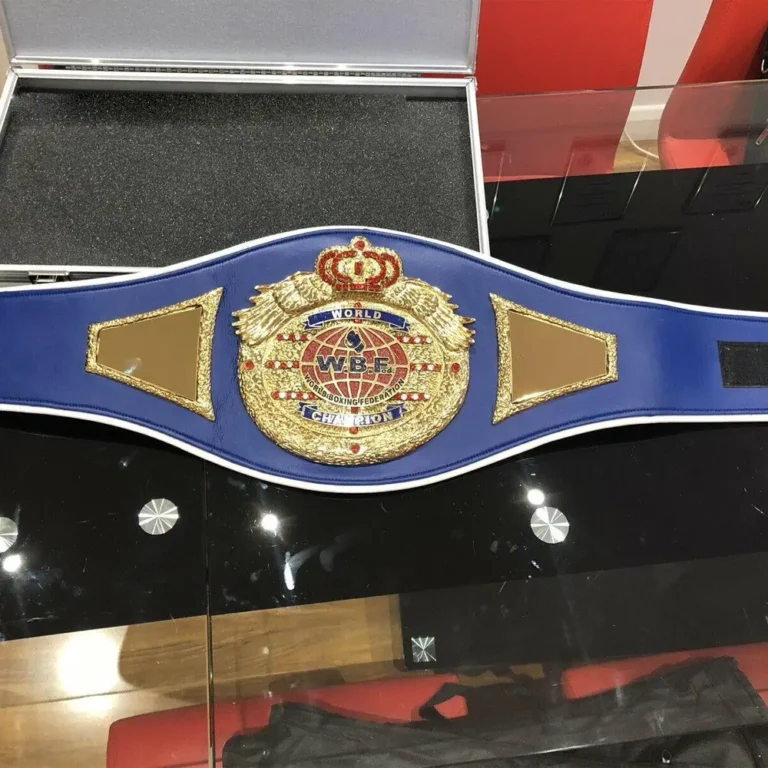 WBO Boxing CNC Made 24k Gold Championship Title Belt