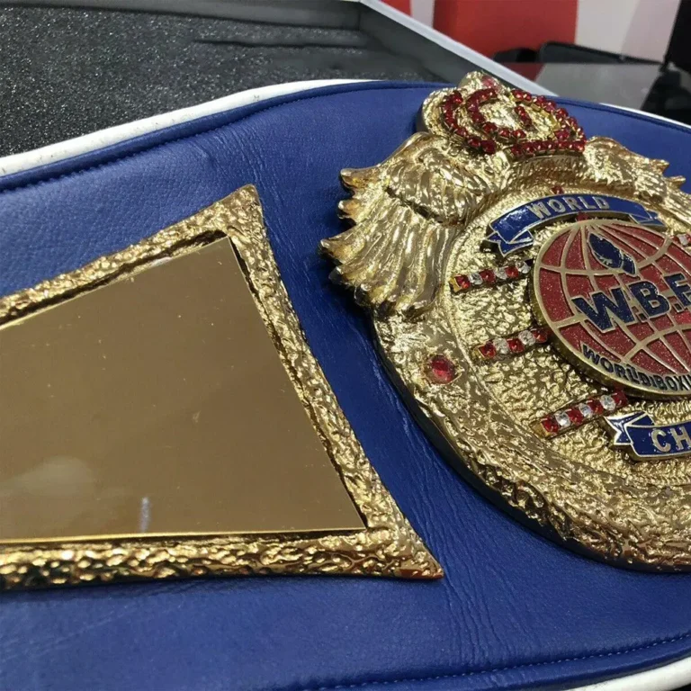 WBO Boxing CNC Made 24k Gold Championship Title Belt