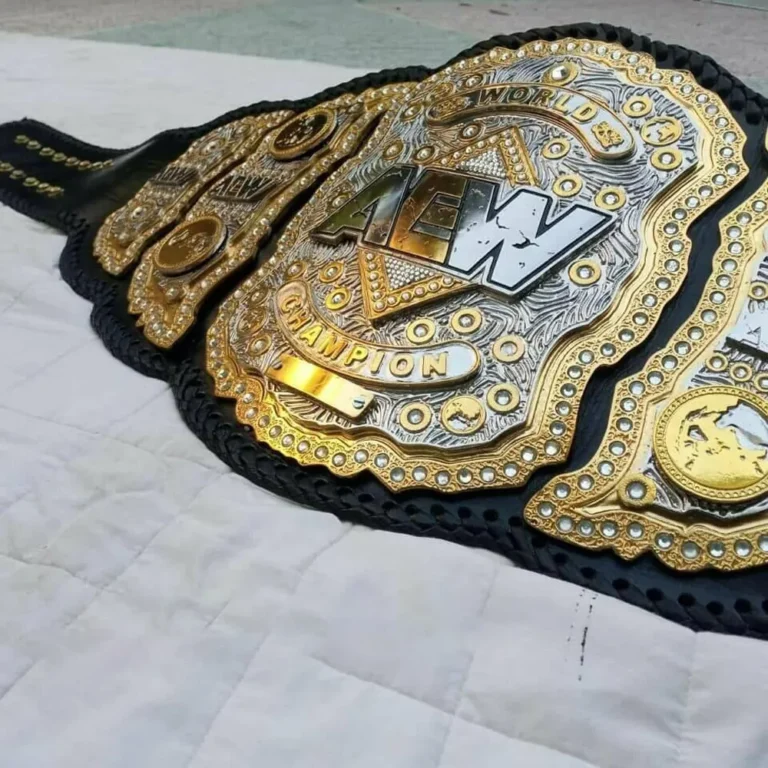 AEW Heavyweight Championship Belt 24K Gold Replica