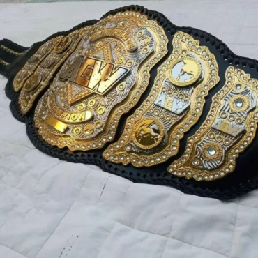 AEW Heavyweight Championship Belt 24K Gold Replica