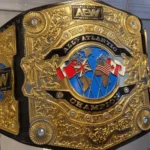 ALL ATLANTIC AEW CNC MADE CHAMPIONSHIP BELT