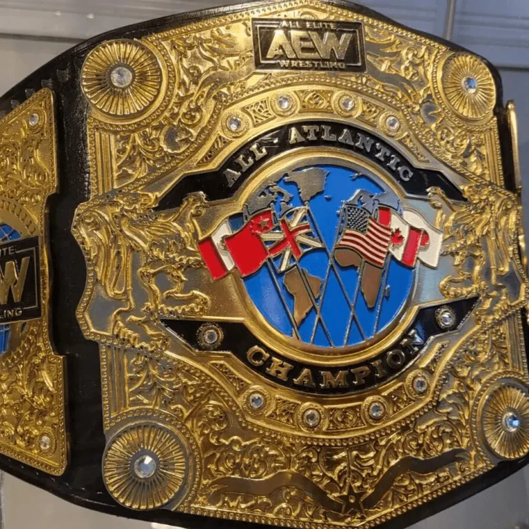 ALL ATLANTIC AEW CNC MADE CHAMPIONSHIP BELT