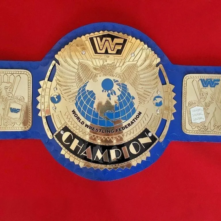 BIG EAGLE WWF ATTITUDE ERA GOLD 24K Championship Title Belt