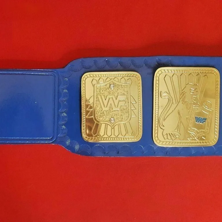 BIG EAGLE WWF ATTITUDE ERA GOLD 24K Championship Title Belt