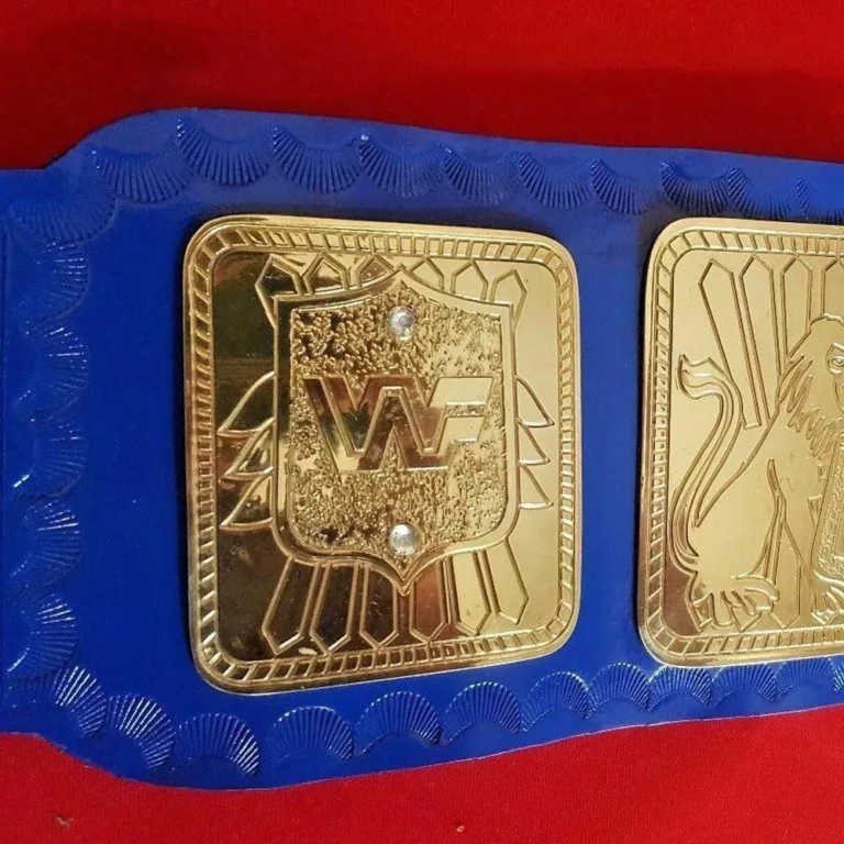 BIG EAGLE WWF ATTITUDE ERA GOLD 24K Championship Title Belt