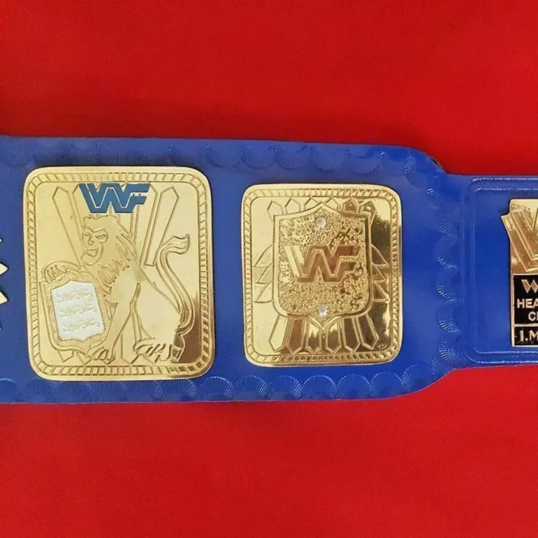 BIG EAGLE WWF ATTITUDE ERA GOLD 24K Championship Title Belt