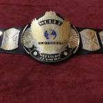 DUAL WWF WINGED EAGLE PLATED 24K GOLD Championship Title Belt