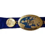 EBU Championship Boxing Blue Title Belt