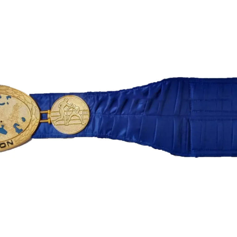 EBU Championship Boxing Blue Title Belt