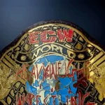 ECW WORLD HEAVYWEIGHT Championship Belt In 24K GOLD