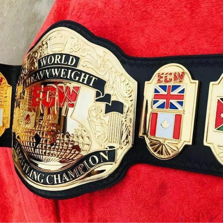 ECW WORLD HEAVYWEIGHT ZINC 24k Gold Championship Belt