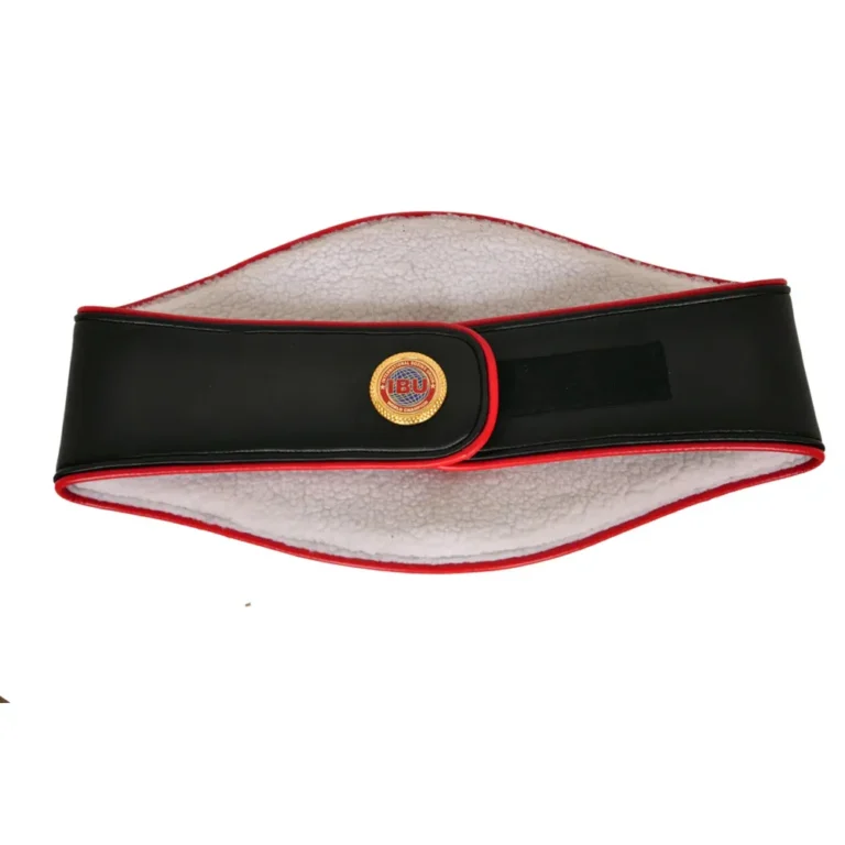 IBU INTERNATIONAL BOXING UNION Black Strap Title Belt