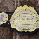 IWGP HEAVYWEIGHT REPLICA DOUBLE STACKED Black Strap Championship Belt