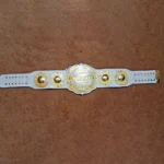 IWGP INTERCONTINENTAL DOUBLE STACKED BRASS 24k Gold Championship Belt