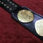 IWGP JR TAG TEAM 24K GOLD Black Strap Championship Belt