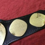 IWGP JR TAG TEAM 24K GOLD Black Strap Championship Belt