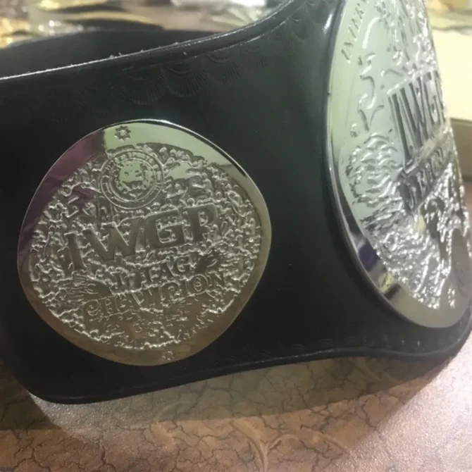 IWGP JR TAG TEAM Authentic Championship Belt