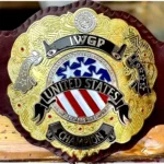 IWGP UNITED STATES Black Strap Championship Title Belt