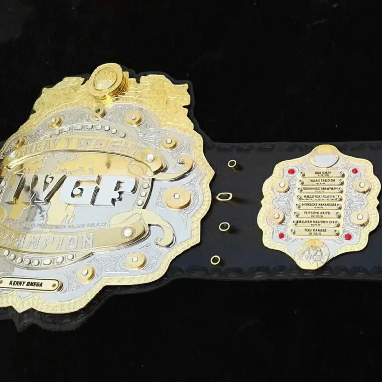 IWGP V4 HEAVYWEIGHT Zinc 24k Gold Championship Belt