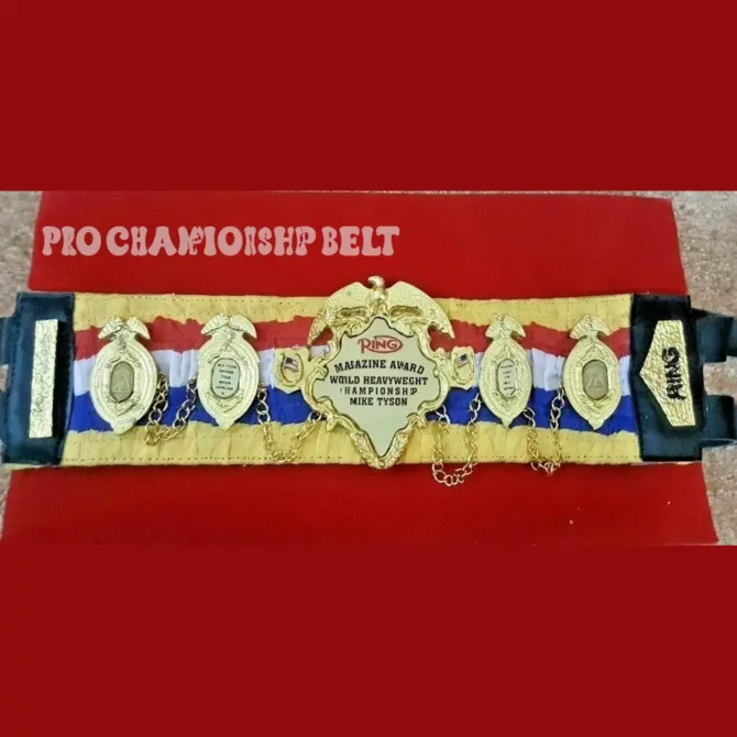 RING MAGAZINE BOXING Mini Championship Belt