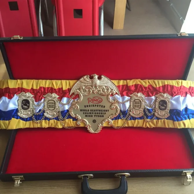 RING MAGAZINE UNDISPUTED BOXING Custom Made Championship Belt