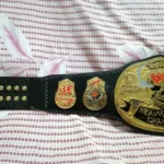 SMOKING SKULL WWF STONE COLD 24K GOLD Championship Title Belt