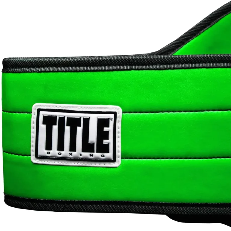 TITLE BOXING GREEN BELT World Championship Title Belt