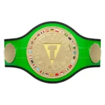 TITLE BOXING GREEN BELT World Championship Title Belt