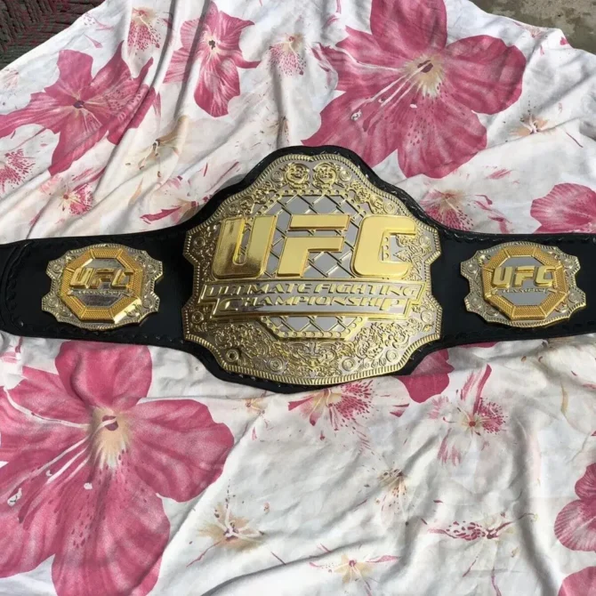 UFC TRIPLE STACK CNC MADE CHAMPIONSHIP BELT