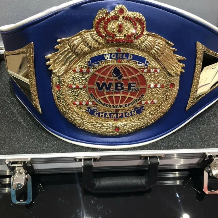 WBO Boxing CNC Made 24k Gold Championship Title Belt