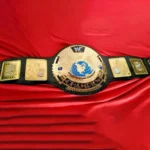 WWF BIG EAGLE BLOCK LOGO Scratch Brass Championship Belt