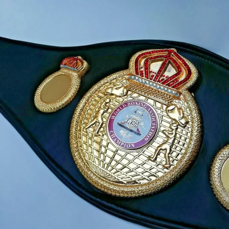 WBA Boxing Championship Blue Brass Title Belt