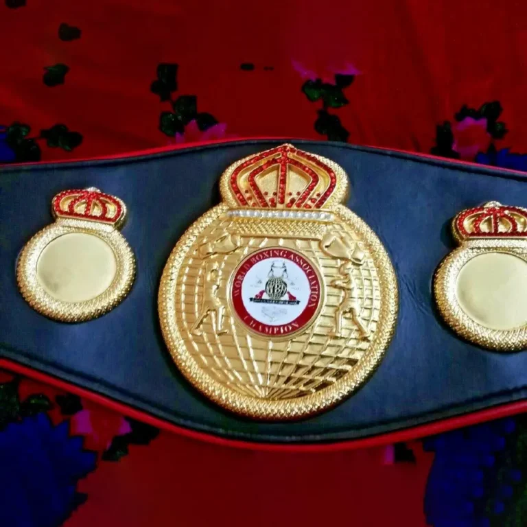 WBA Boxing Championship Blue Brass Title Belt