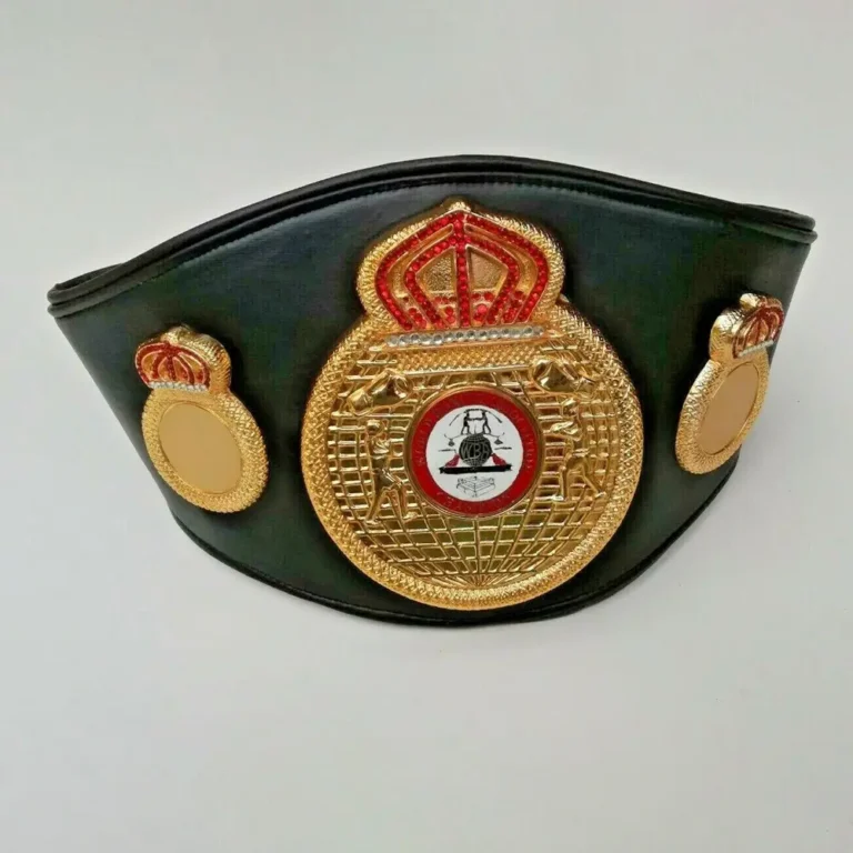 WBA Boxing Championship Blue Brass Title Belt