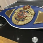 WBF Boxing Championship Blue Strap Title Belt